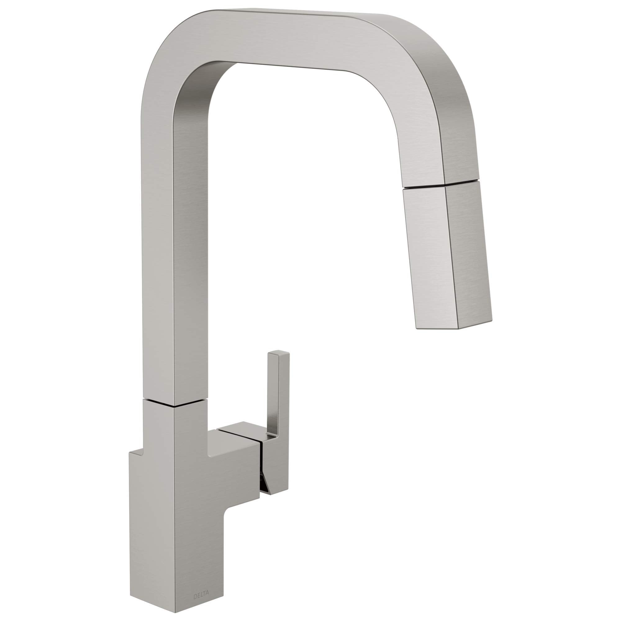 Faucet Junction Brushed Nickel Kitchen Faucet, Kitchen Faucets with Pull Down Sprayer
