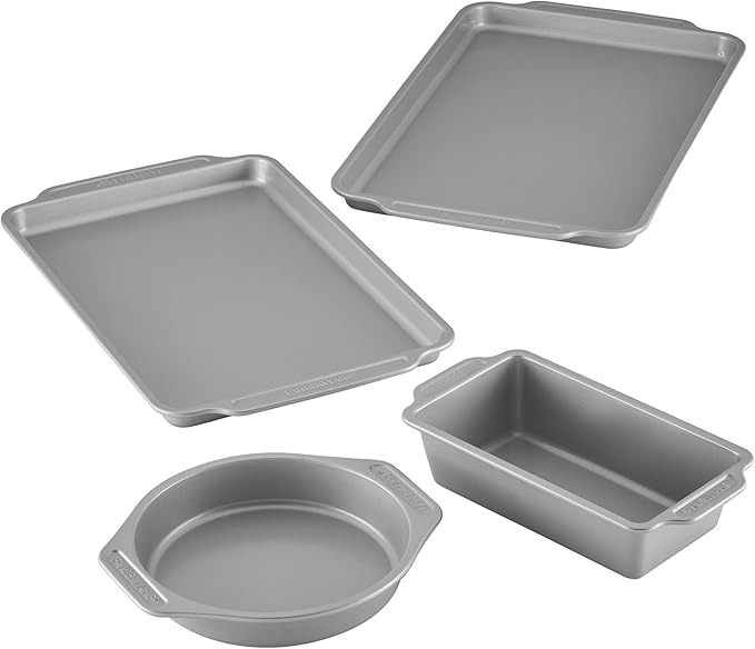 Nonstick Steel Bakeware Set with Cooling Rack