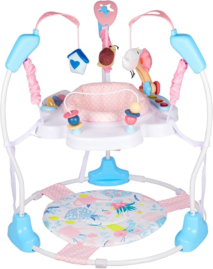 Baby Activity Center, 3-in-1 Baby Jumper, Infant Activity Center with 360° Rotating Seat