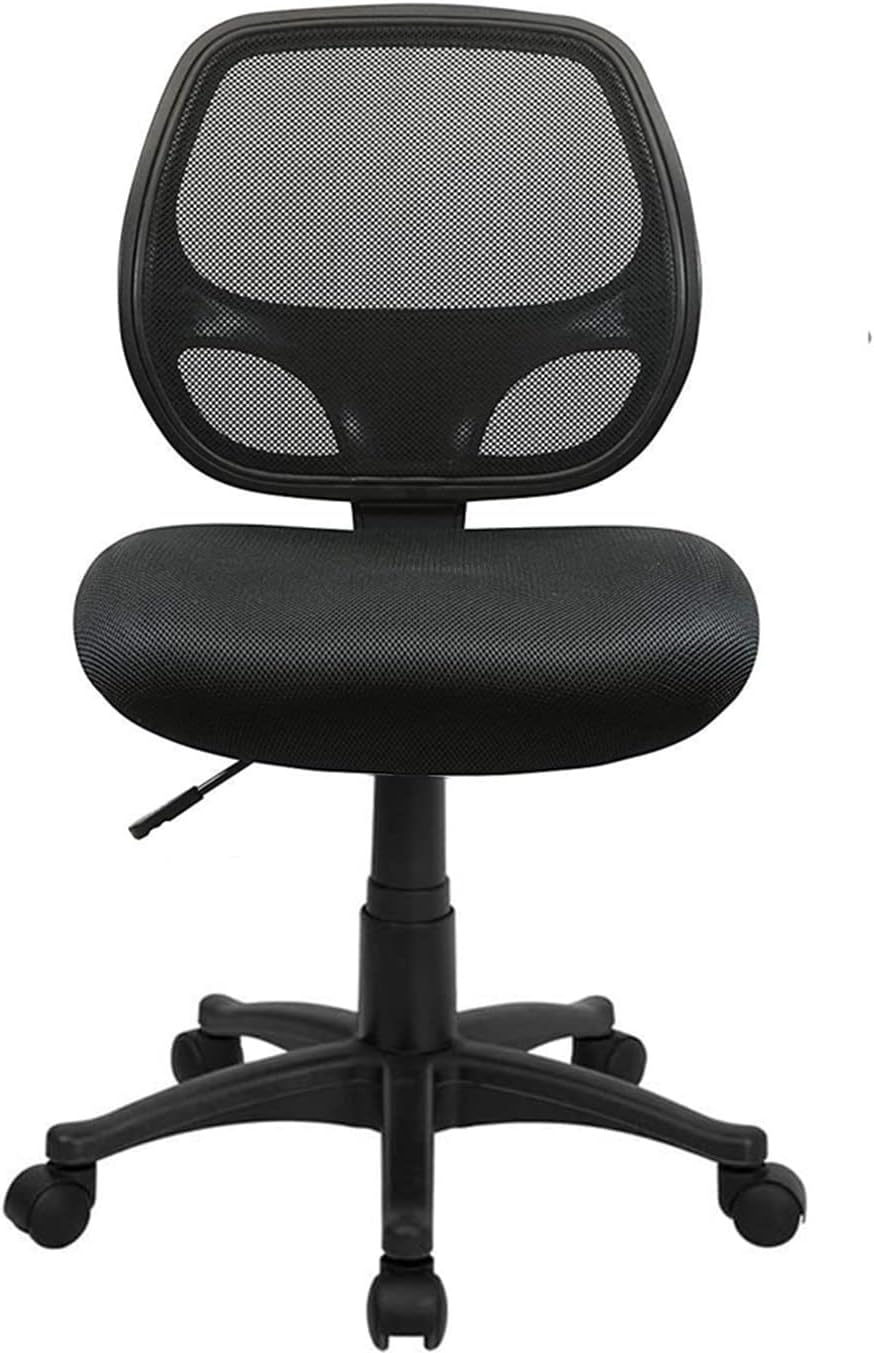 Mid-Back Black Mesh Computer Chair Task Desk Chair Ergonomic Office Chair Without