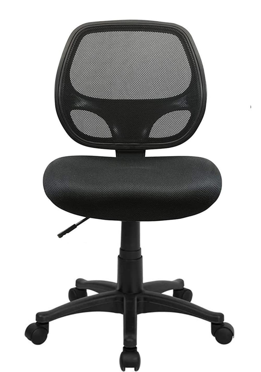 Mid-Back Black Mesh Computer Chair Task Desk Chair Ergonomic Office Chair Without