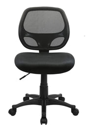 Mid-Back Black Mesh Computer Chair Task Desk Chair Ergonomic Office Chair Without