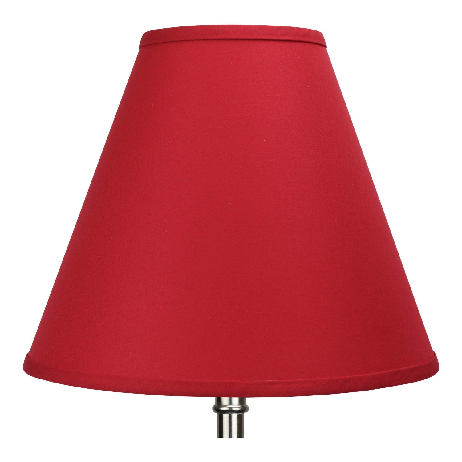 6" Top Diameter x 14" Bottom Diameter x 12" Slant Height Fabric Barrel Lampshade Spider