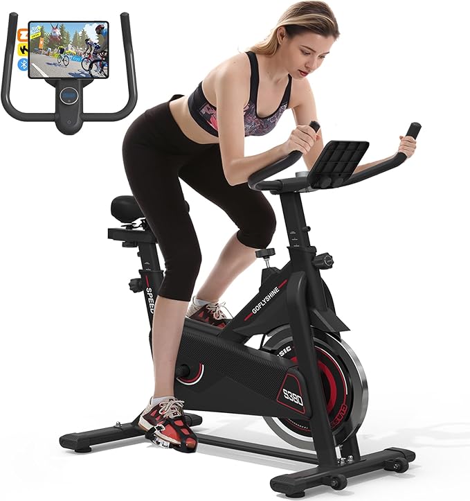 Exercise Bikes Stationary,Exercise Bike for Home Indoor Cycling Bike for Home Cardio Gym