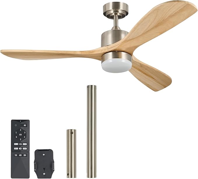 Ceiling Fans with Lights, 52 Inch Ceiling Fan with Remote