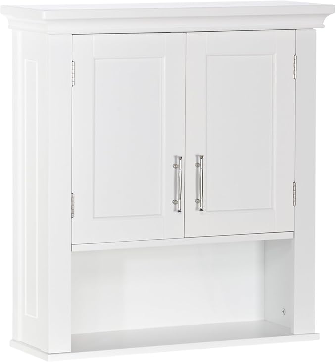 Somerset Two-Door Bathroom and Laundry Wall Mount Storage Medicine Cabinet