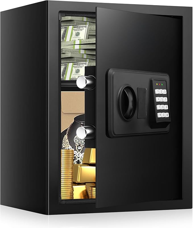 5.0 Cub Large Home Safes Fireproof Wterproof, Anti-theft Fireproof Safe