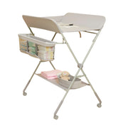 Baby Changing Table with Wheels, Portable Diaper Changing Station