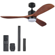 Ceiling Fans with Lights, 52 Inch Ceiling Fan with Remote