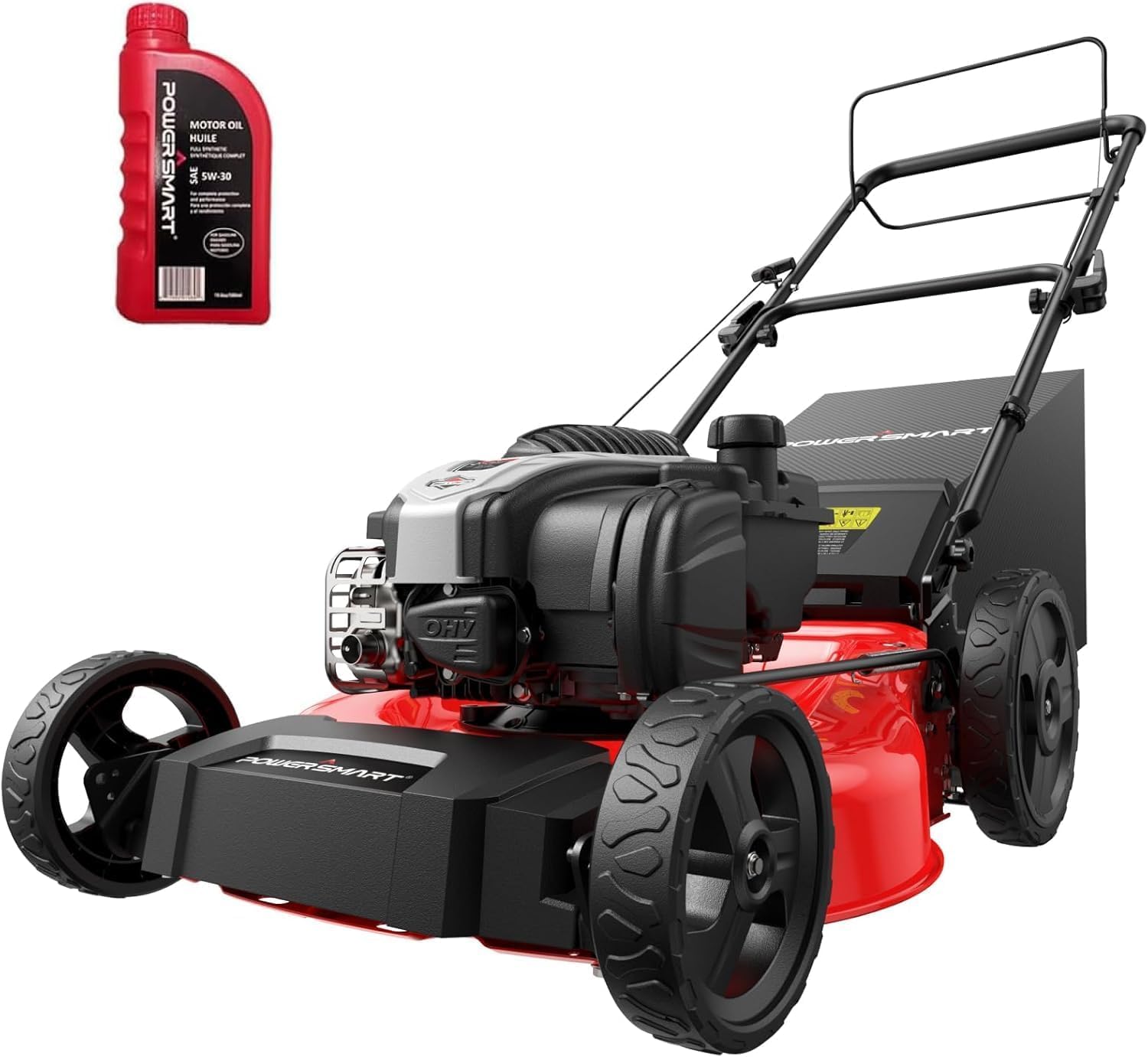 Gas Lawn Mower, 21-Inch Self-Propelled Mower with B&S 140cc Engine