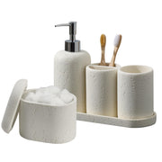 Bathroom Accessories Set, 5PCS Modern Bathroom Accessory Set with Soap Dispenser