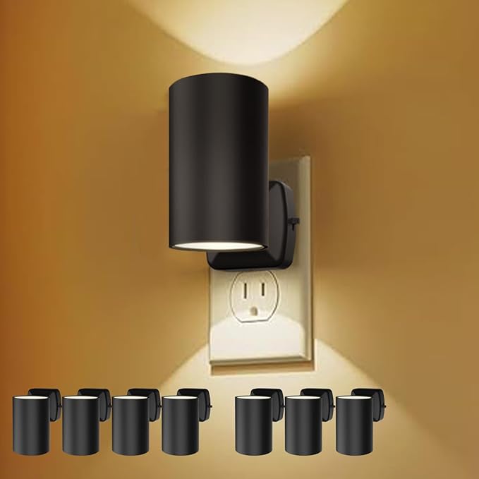 Night Light, Modern Nightlights Plug in Wall, Dusk to Dawn Sensor LED Night Light