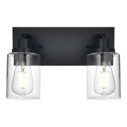 Wall Sconce Light Black Track Lighting Fixtures Ceiling, 2 Lights Bathroom Lights