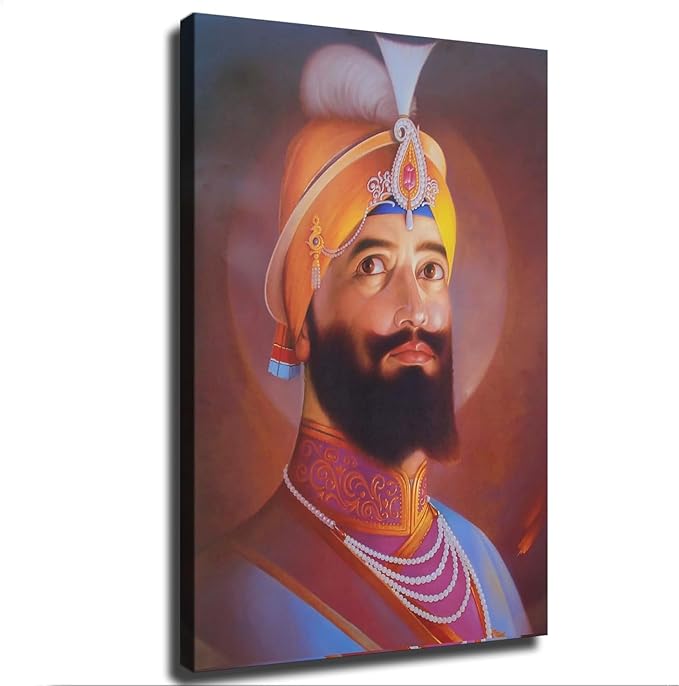 Guru Gobind Singh Ji Poster Canvas Painting Wall Art Picture Gift Bedroom Home