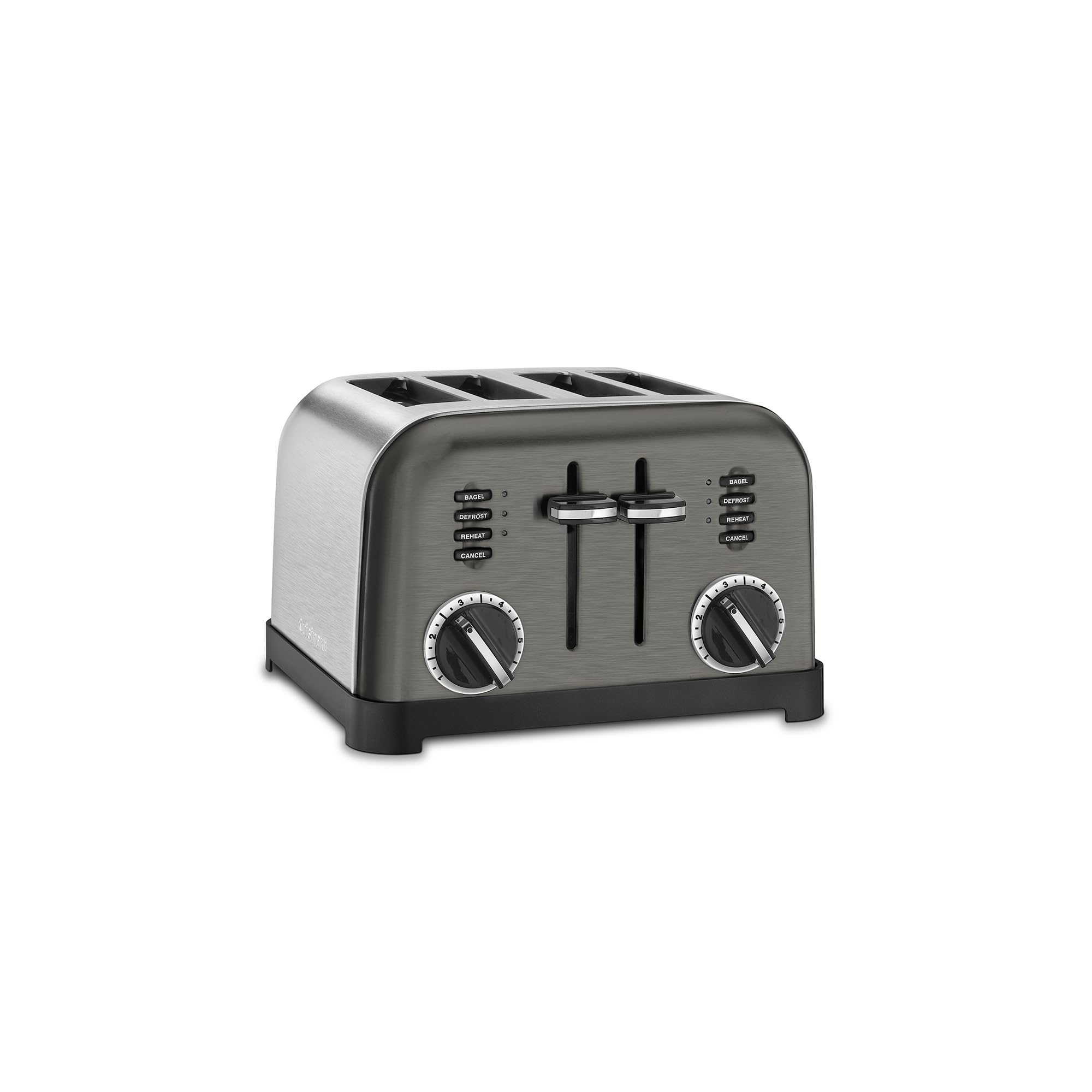 180BKS Classic 4-Slice Toaster, Black/Stainless Steel
