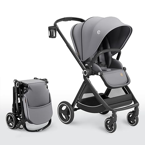 Reversible Baby Stroller with Reversible Seat Full-Size Infant Stroller