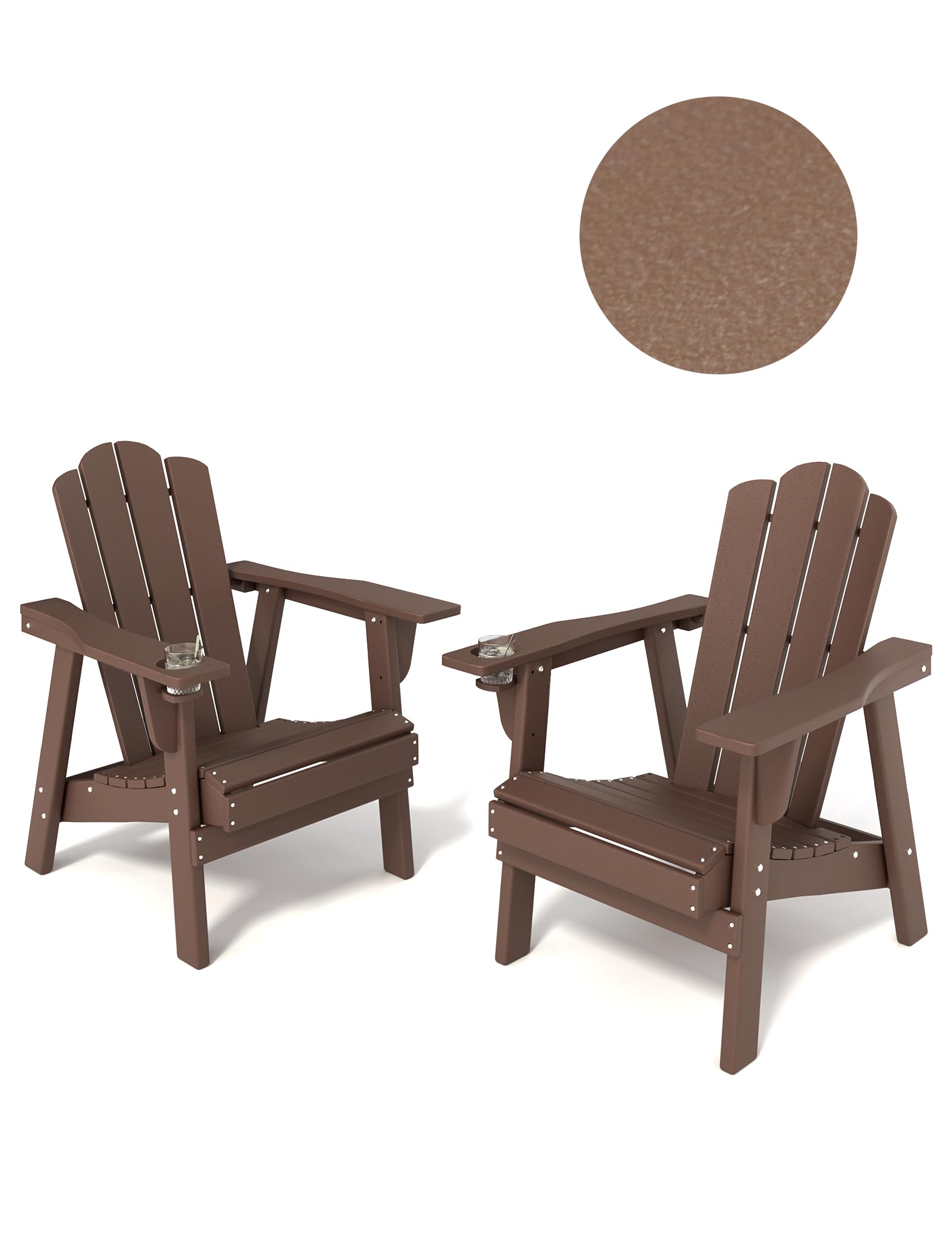 Adirondack Chair - Durable HDPE Poly Lumber All-Weather Resistant