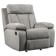 Mitchiner Contemporary Manual Rocker Recliner, Gray