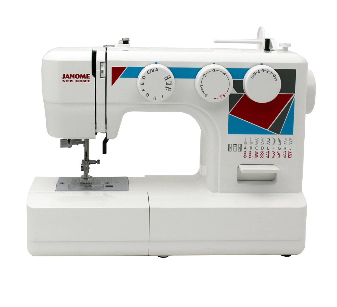Sewing Machine with 19 Stitches, Automatic Needle Threader and 5-Piece
