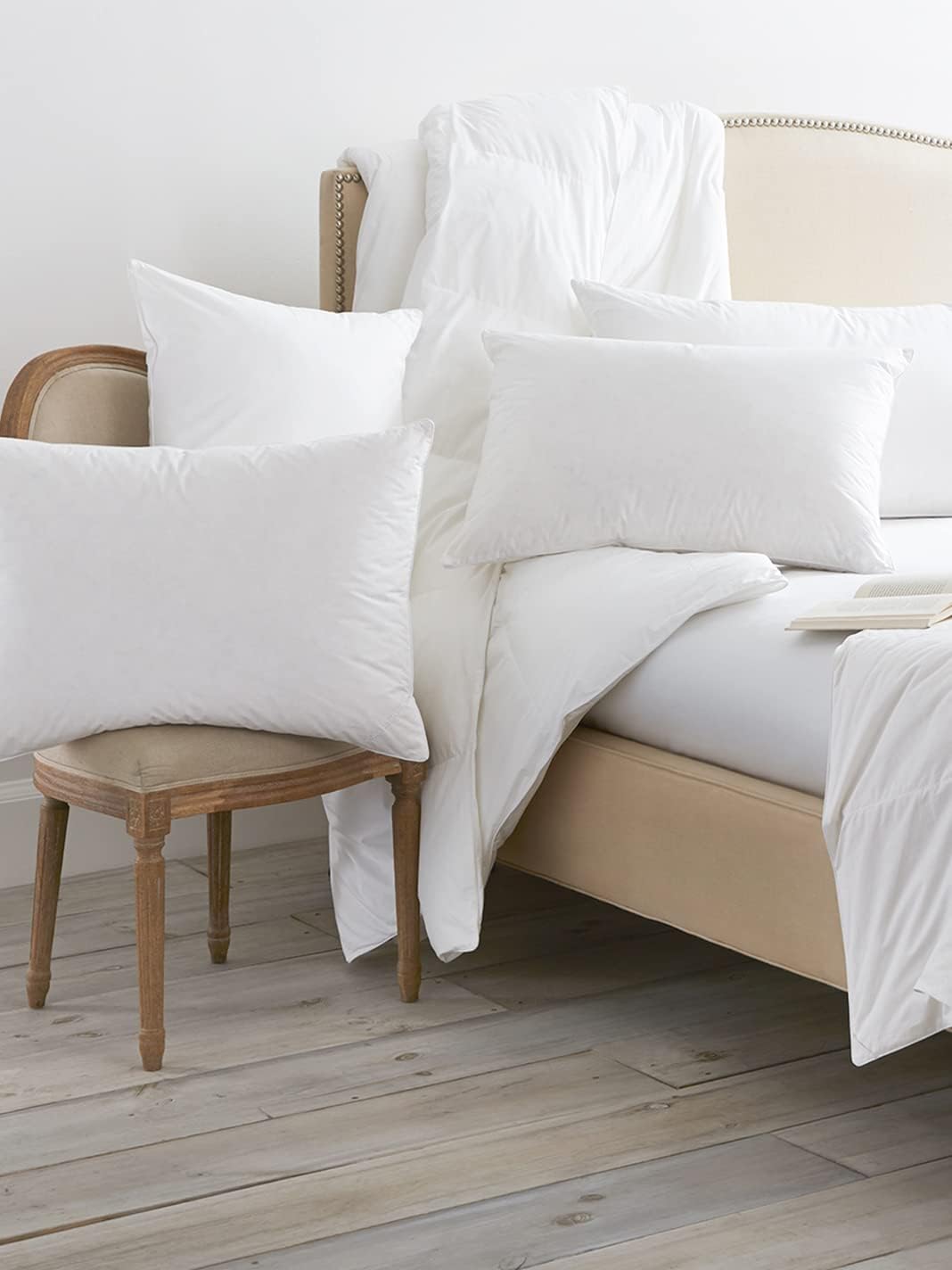 Pillow Starter Bundle - 4 Down Alternative Pillows - 2 Medium, Standard Size