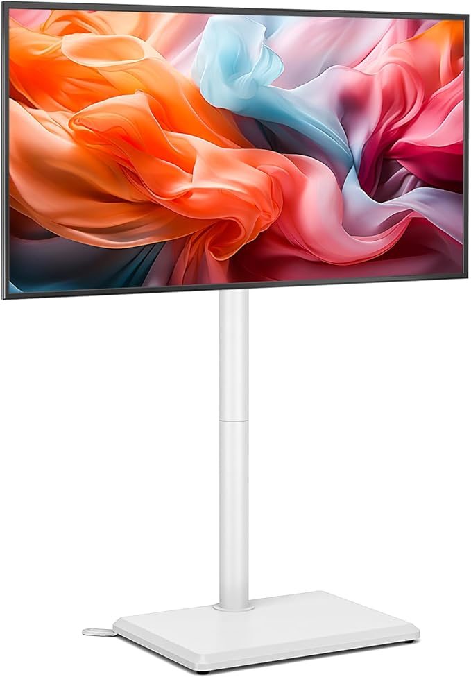 TV Stand with Mount for 32-60 inch TVs up to 88 lbs, Height Adjustable Tall