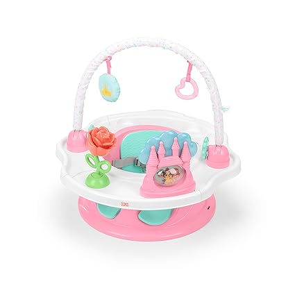 Bright Starts Deluxe SuperSeat, Wild Safari, Fun Baby Seat for Sitting Up, Playtime