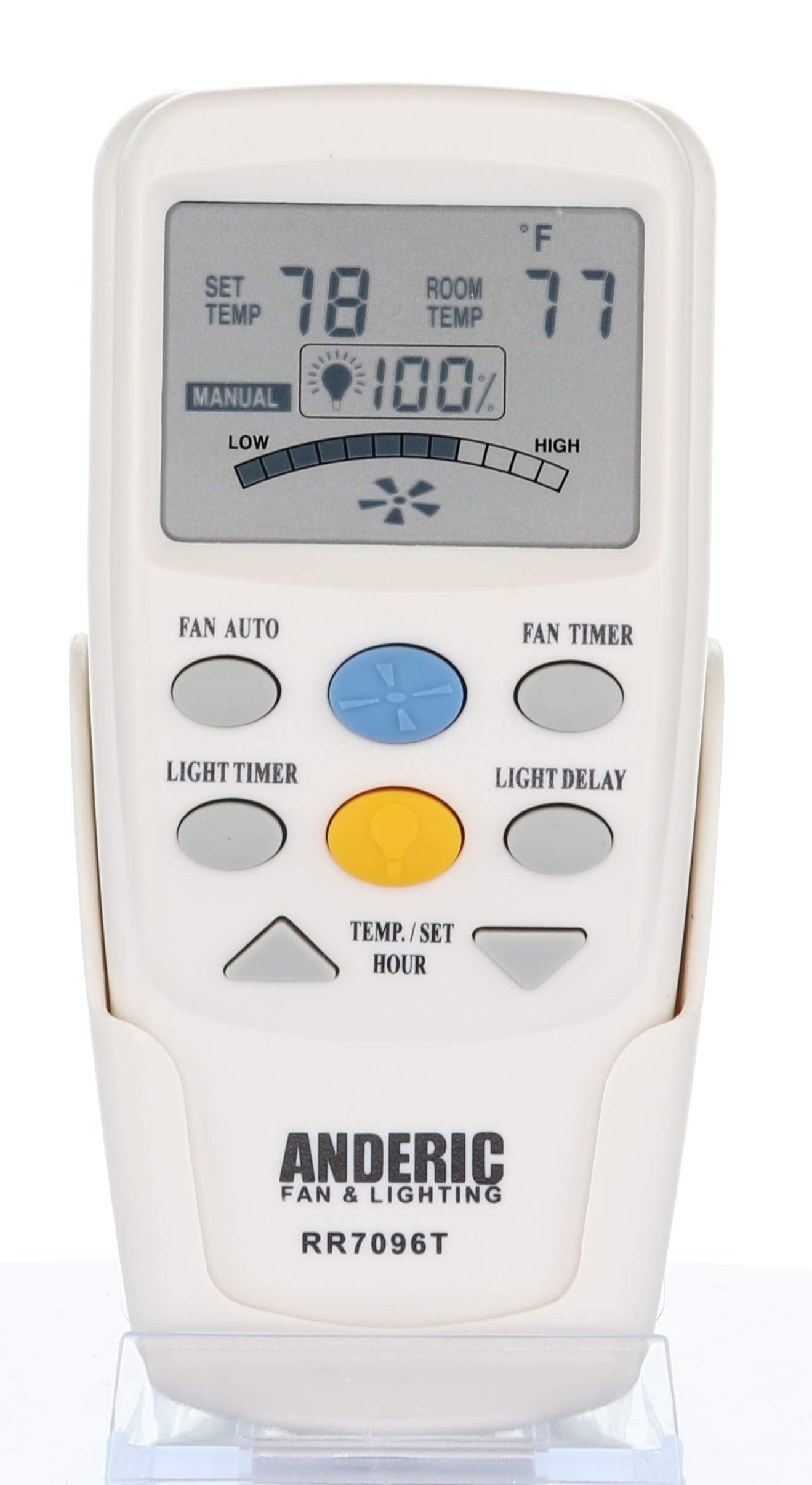 Replacement for Hampton Bay CHQ7096T with Fan Timer Key Thermostatic Remote