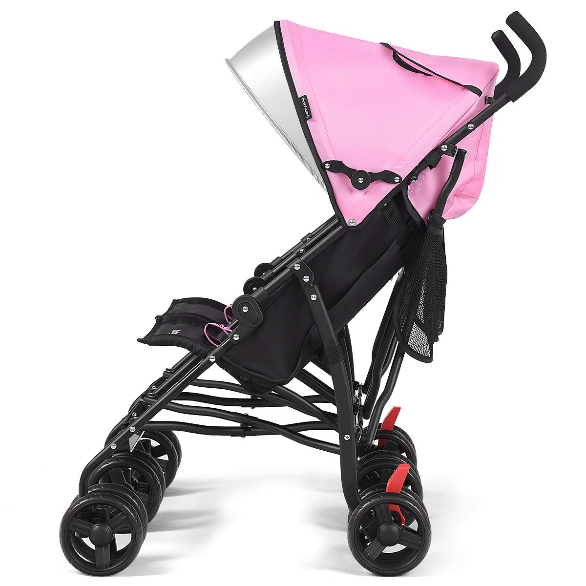 Umbrella Stroller, Lightweight Travel Side by Side Twin Stroller with Large Storage