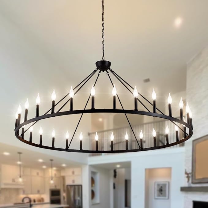 Wagon Wheel Chandelier