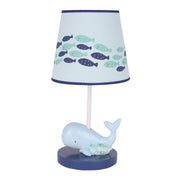 Oceania Blue Ocean/Sea/Nautical Nursery Lamp with Shade & Bulb