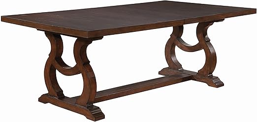 Brockway - Asian Hardwood & Veneer - Transitional Rectangular Dining Table