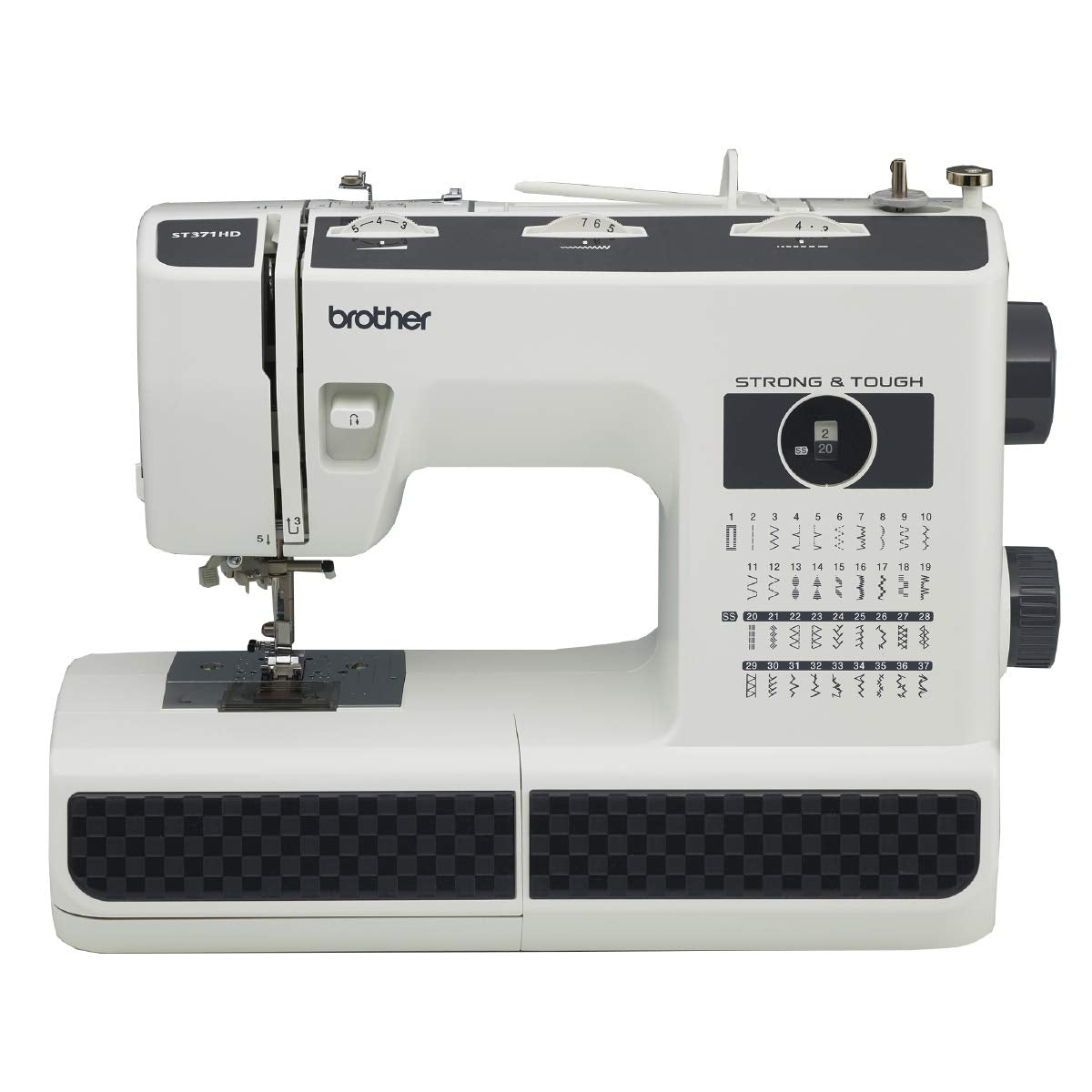 Sewing Machine, Strong & Tough, 37 Built-in Stitches, Free Arm Option