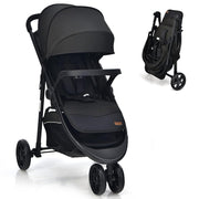 Jogging Stroller - Off Road Hiking Stroller, Easy One-Hand Fold