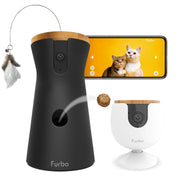 Mini (2-Camera Bundle Nanny Pro Subscription): Cat Safety & Home Security Alerts