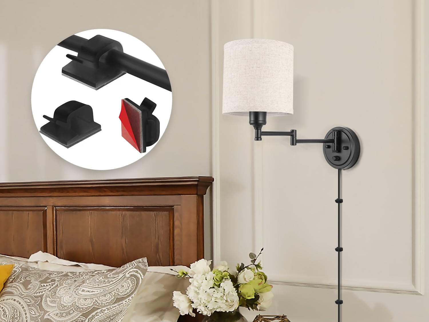 Remote Control, Dimming 10%-100% & Adjustable Colors 2700K-6500K,