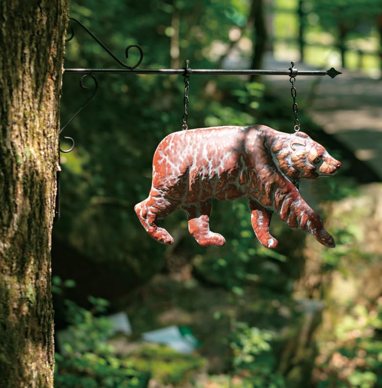 3D Antique Bear Sculptures with Bracket & Arrow