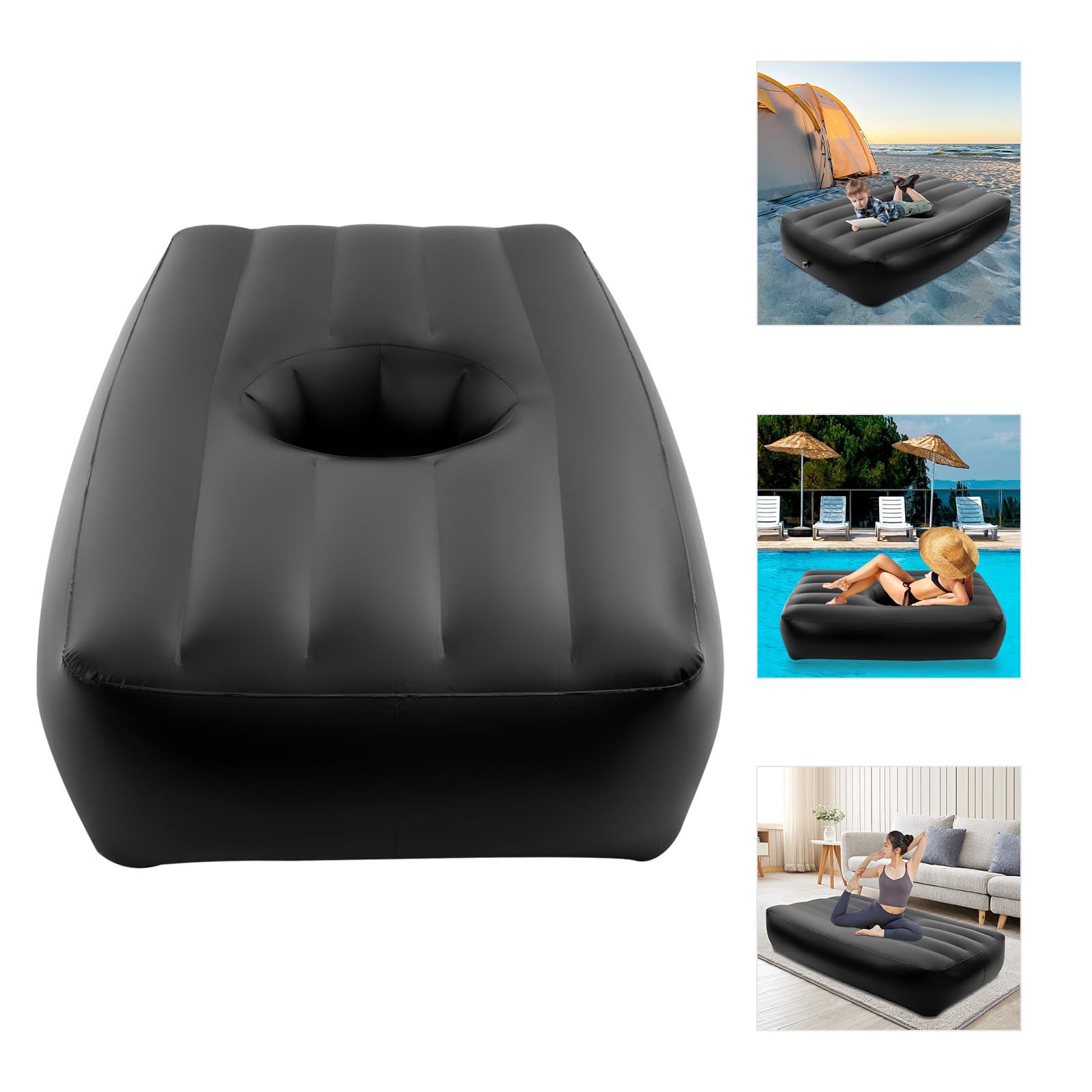 Inflatable BBL Mattress Bed, BBL Bed with 19" Hole