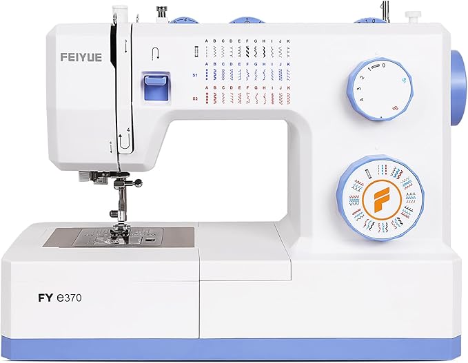 FYe310 Full Size Sewing Machine with Foot Pedal, Heavy Duty & Portable