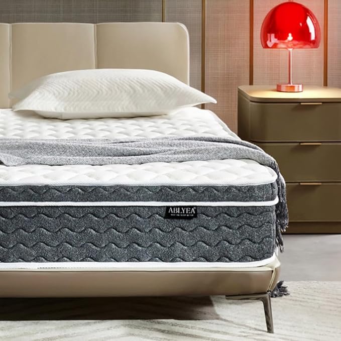 Queen Mattress 12 Inch Hybrid Mattress Queen Size - Memory Foam & Individually Pocket
