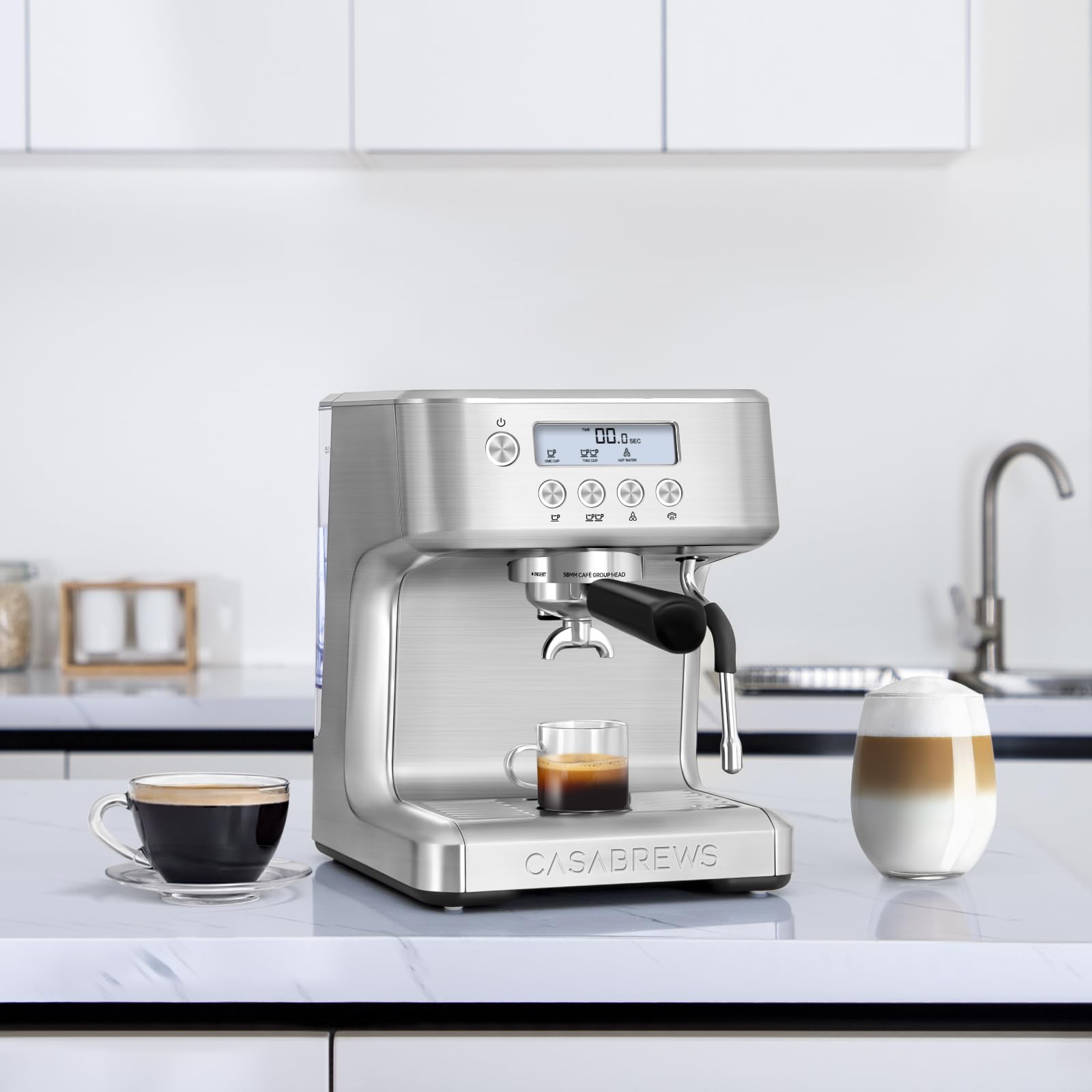 Ultra Espresso Machine with LCD Display