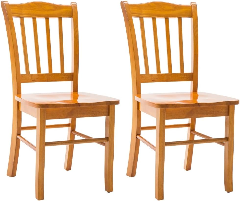Room Side Chairs, Set of 2 - Oak