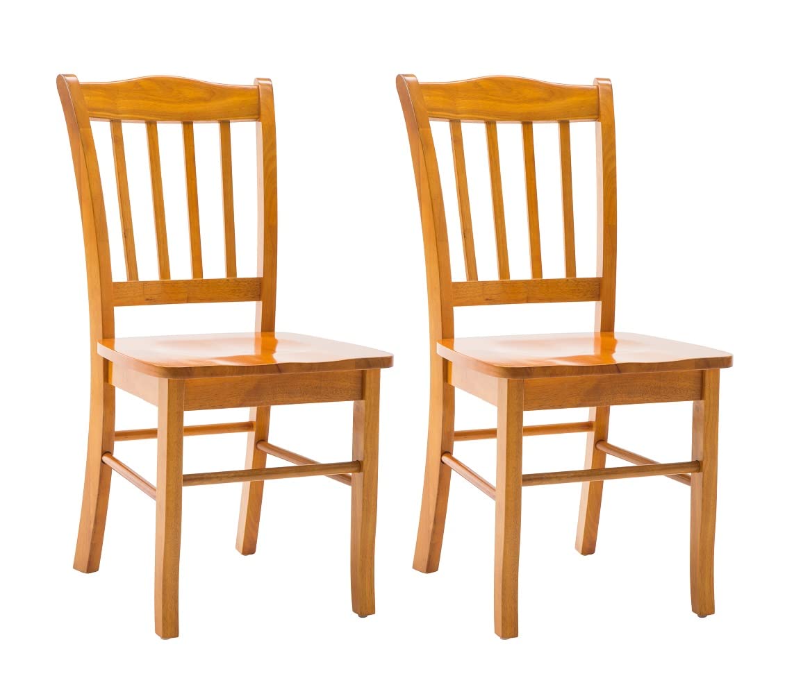 Room Side Chairs, Set of 2 - Oak