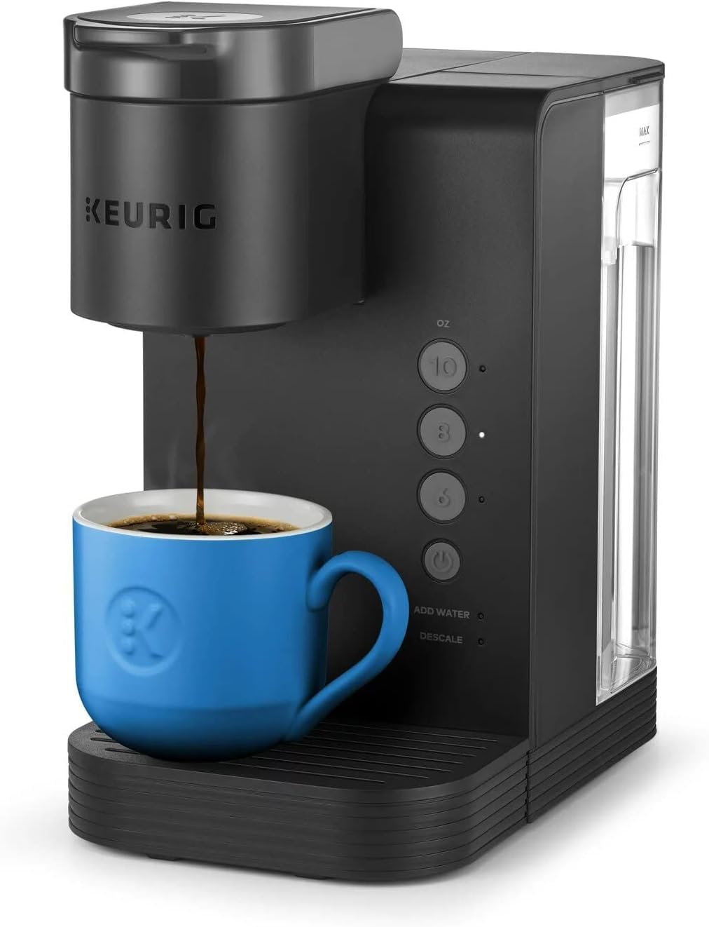 K-Express Essentials Single Serve K-Cup Pod Coffee Maker, Black