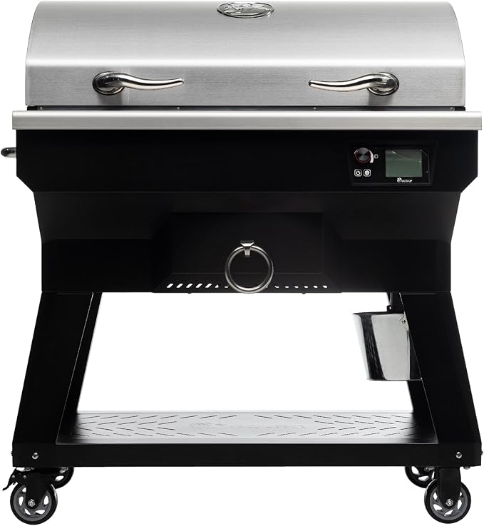 Pellet Grill SmokeStone 600, Outdoor Griddle Grill with Even Temperature