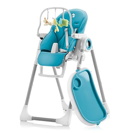 High Chair Adjustable to 7 Different Heights - Grey Baby Chair Silla para Comer