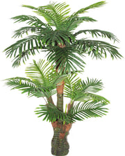 691322305203 Gorgeous Tropical Palm Tree Artificial Silk Plant with UV Protection
