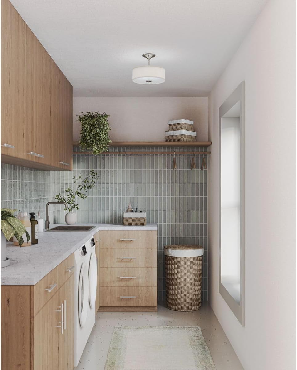 P3712-09 Inspire Two-Light Semi-Flush, Brushed Nickel