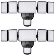 100W Motion Sensor Outdoor Lights, 10000LM 2 Pack Motion Sensor Flood Light