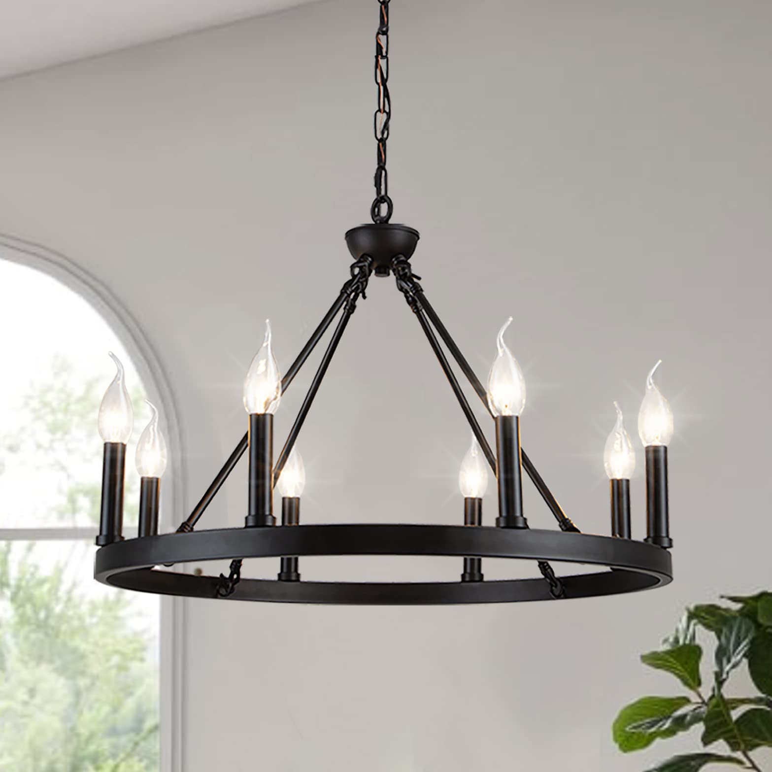 Wagon Wheel Chandelier