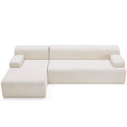 107" Modular Sectional Sofa, Sponge Sofa for Living Room